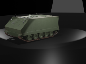 M-113 Recon-Ambulance APC Pack Modelo 3D