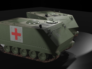 M-113 Recon-Ambulance APC Pack Modelo 3D