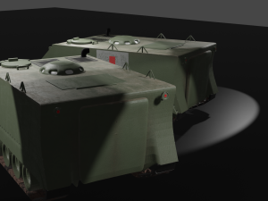 M-113 Recon-Ambulance APC Pack Modelo 3D