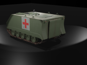 M-113 Recon-Ambulance APC Pack Modelo 3D