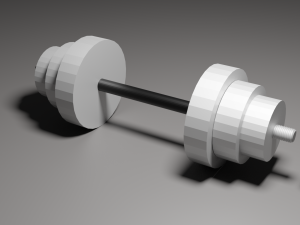 dumbbell 3D-Modell