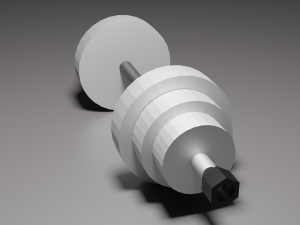 dumbbell Model 3D