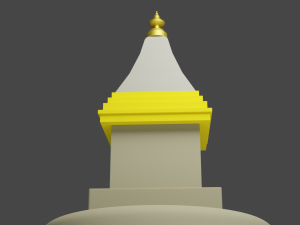 buddhist stupa 3D-Modell