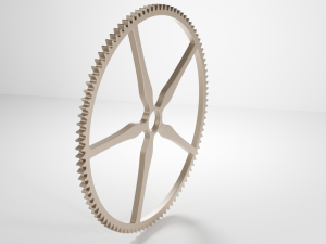 metalic gear steampunk 3D-Modell