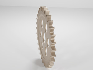 metalic gear steampunk 3D-Modell