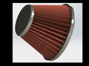 filtro de ar da motocicleta Modelo 3D