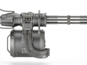 minigun Modello 3D