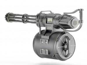 minigun 3Dモデル