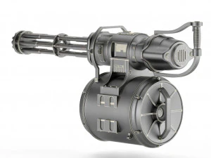minigun 3D Model