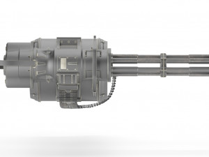 minigun Modello 3D