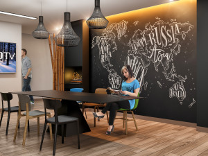 cafeteria 3D Model