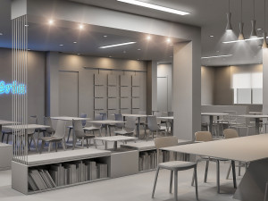 cafeteria 3D Model