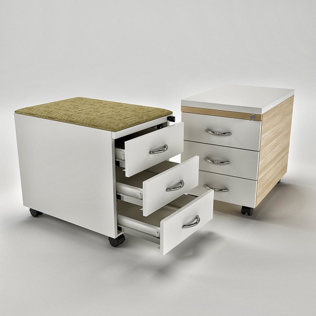 caisson Modelo 3D .c4d .max .obj .3ds .fbx .stl .blend 
