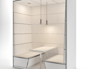 banquette Modèle 3D