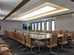 meeting room 3D 模型