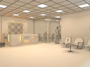 reception 3D Model