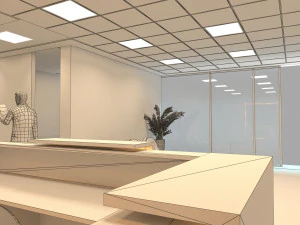 reception 3D Model