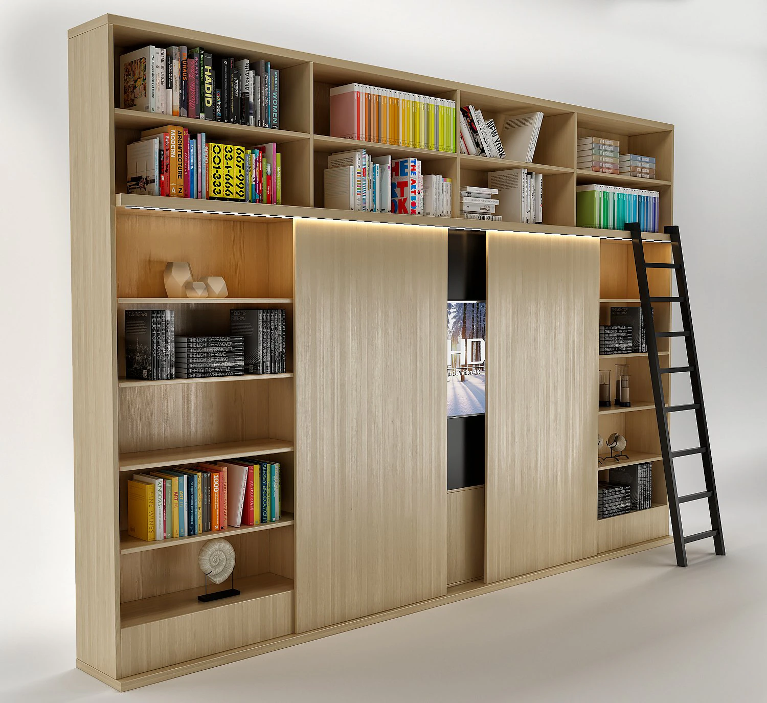 library 3D Model .c4d .max .obj .3ds .fbx .stl .blend