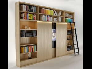 library 3D 모델