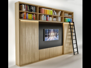 library 3D Model