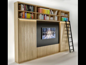 library 3D Model