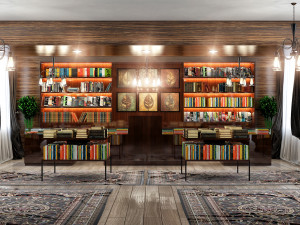 library 3D Модель