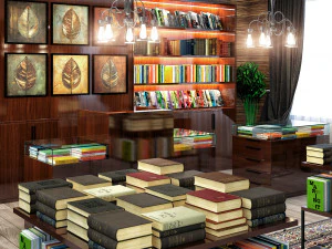 library 3D Model