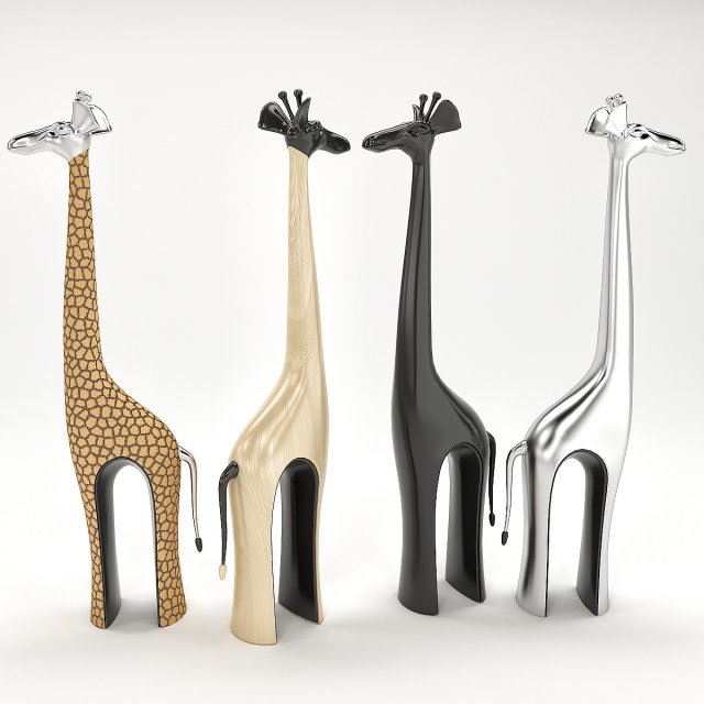 giraffe Modèle 3D .c4d .max .obj .3ds .fbx .stl .blend
