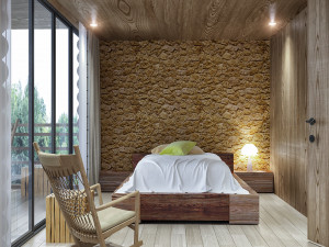 bungalow interior design 3D मॉडल