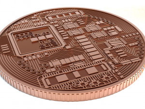 bitcoin 3D Model