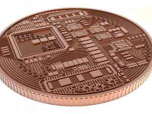 bitcoin 3D Model