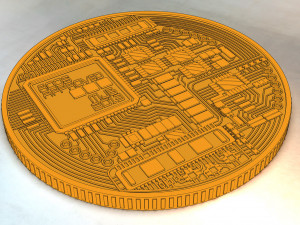 bitcoin 3D Model