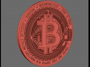 bitcoin 3D Model
