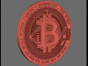 bitcoin 3D Model
