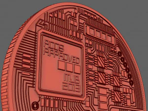 bitcoin 3D Model