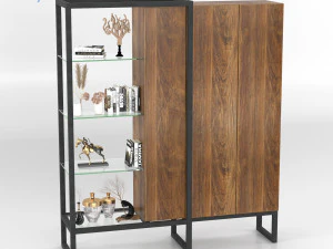 modern wardrobe 3D Model