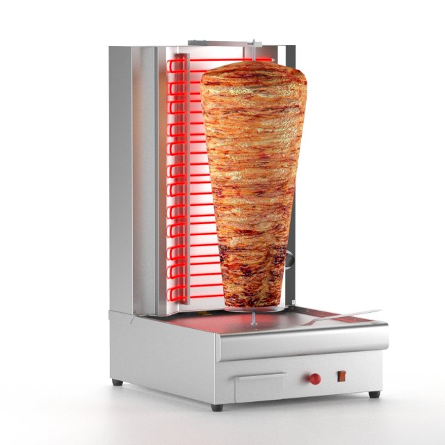Download kebab grill 3D Model