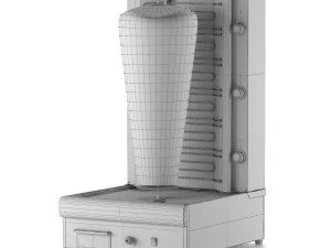 kebab grill 3D Model