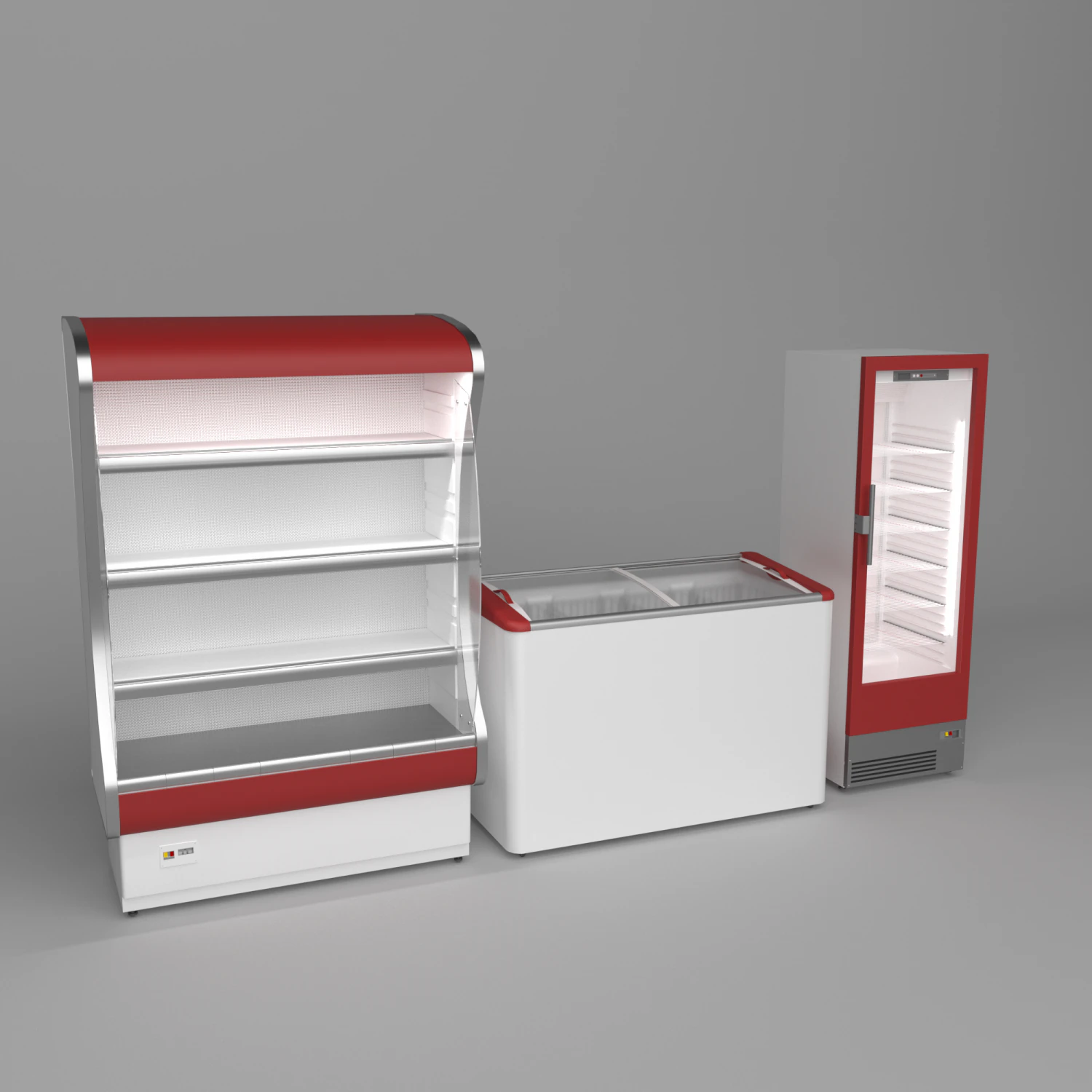 refrigerator 3D Model .c4d .max .obj .3ds .fbx .stl .blend 