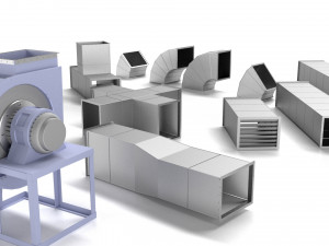 ventilation system 3D Model