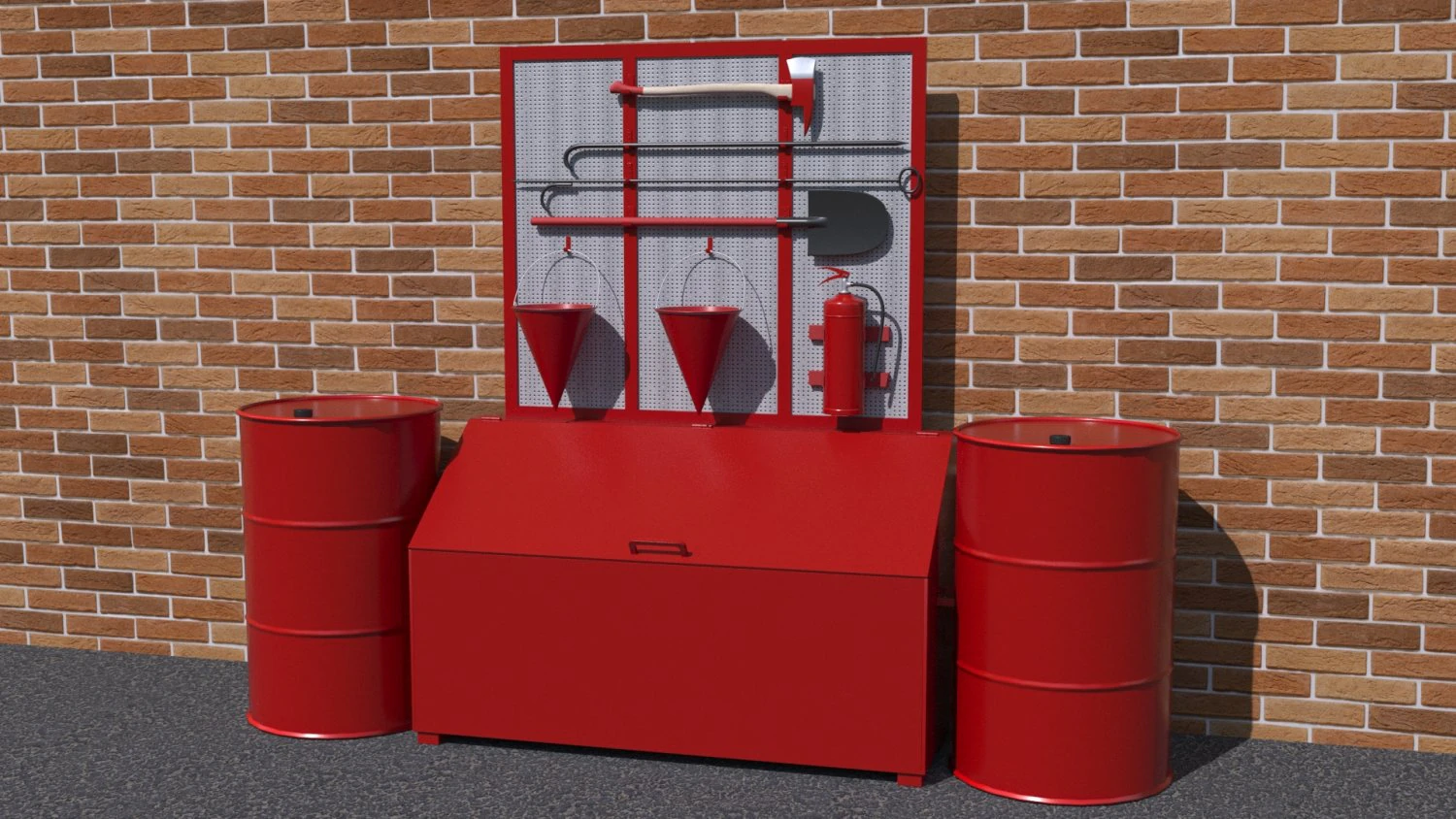 fire point 3D Model .c4d .max .obj .3ds .fbx .stl .blend