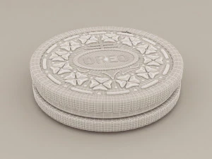 Oreo biscuit 3D Model