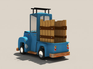 car cartoon 3D Model