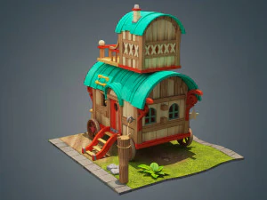 wagon 3D Model