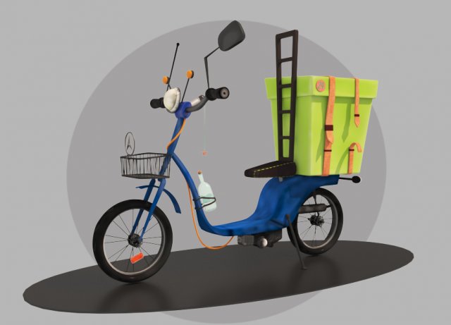 motorbike Modelo 3D .c4d .max .obj .3ds .fbx .stl .blend 