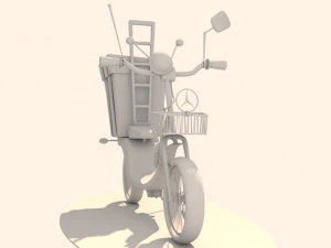 motorbike 3D Model