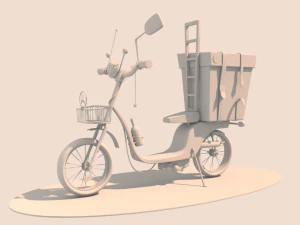 motorbike 3D Model