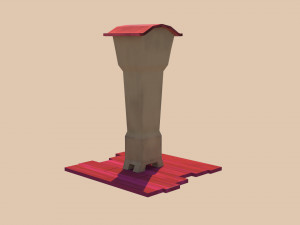 Pendulum clock Model 3D