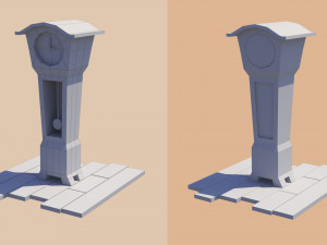 Pendulum clock Model 3D