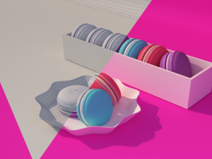macaron Modelo 3D